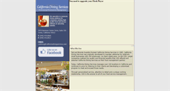 Desktop Screenshot of californiadiningservices.com